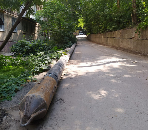 КВС обновляют водопровод на ул. Шелковичная
