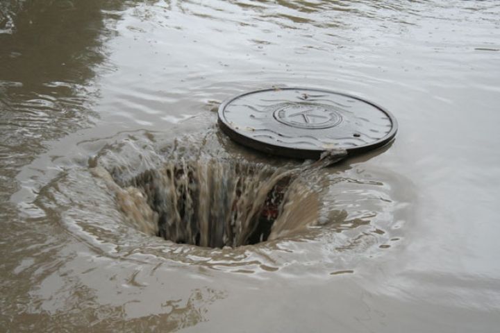 Система хозбытовой канализации не предназначена для приема талых вод