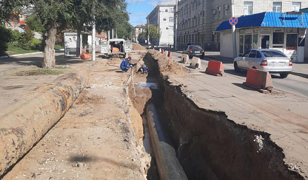 Реконструкция водопровода на ул.Чернышевского – в завершающей стадии