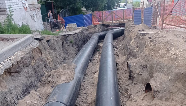 Завершено строительство канализационного коллектора по ул.Чернышевского