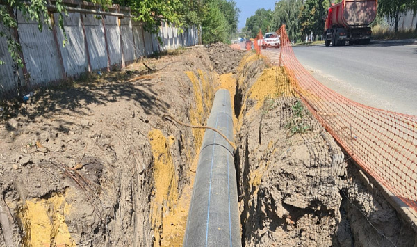 Завершается строительство магистрального водовода от ВНС «Вольская» до Московского шоссе